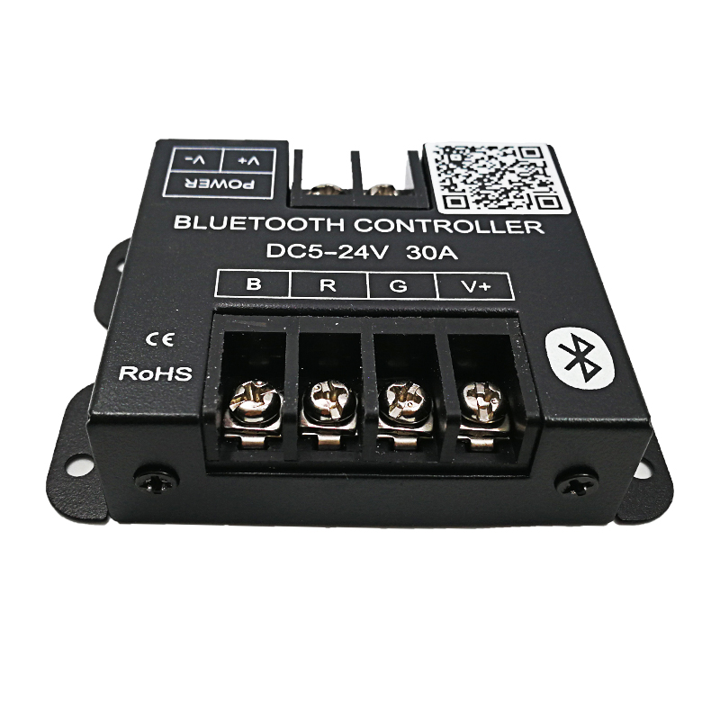 DC5 24V Max 30A 10Ax3CH Bluetooth 4.0 WiFi Control Via iOS Android Smart Phone Tablet PC for Single Color CCT and RGB LED Light Strips or Modules